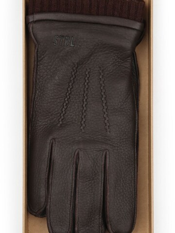 Suitable Vingerhandschoenen in Bruin