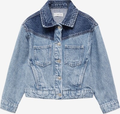 MANGO KIDS Overgangsjakke 'TAYLOR' i blue denim, Produktvisning