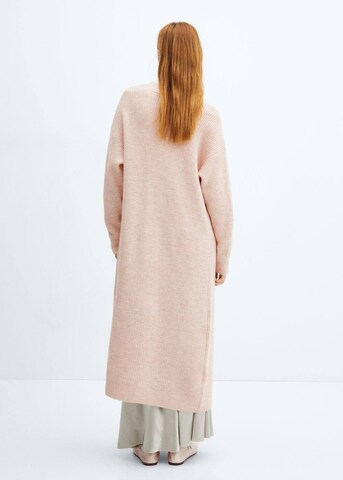 MANGO Knit Cardigan 'Canet' in Pink