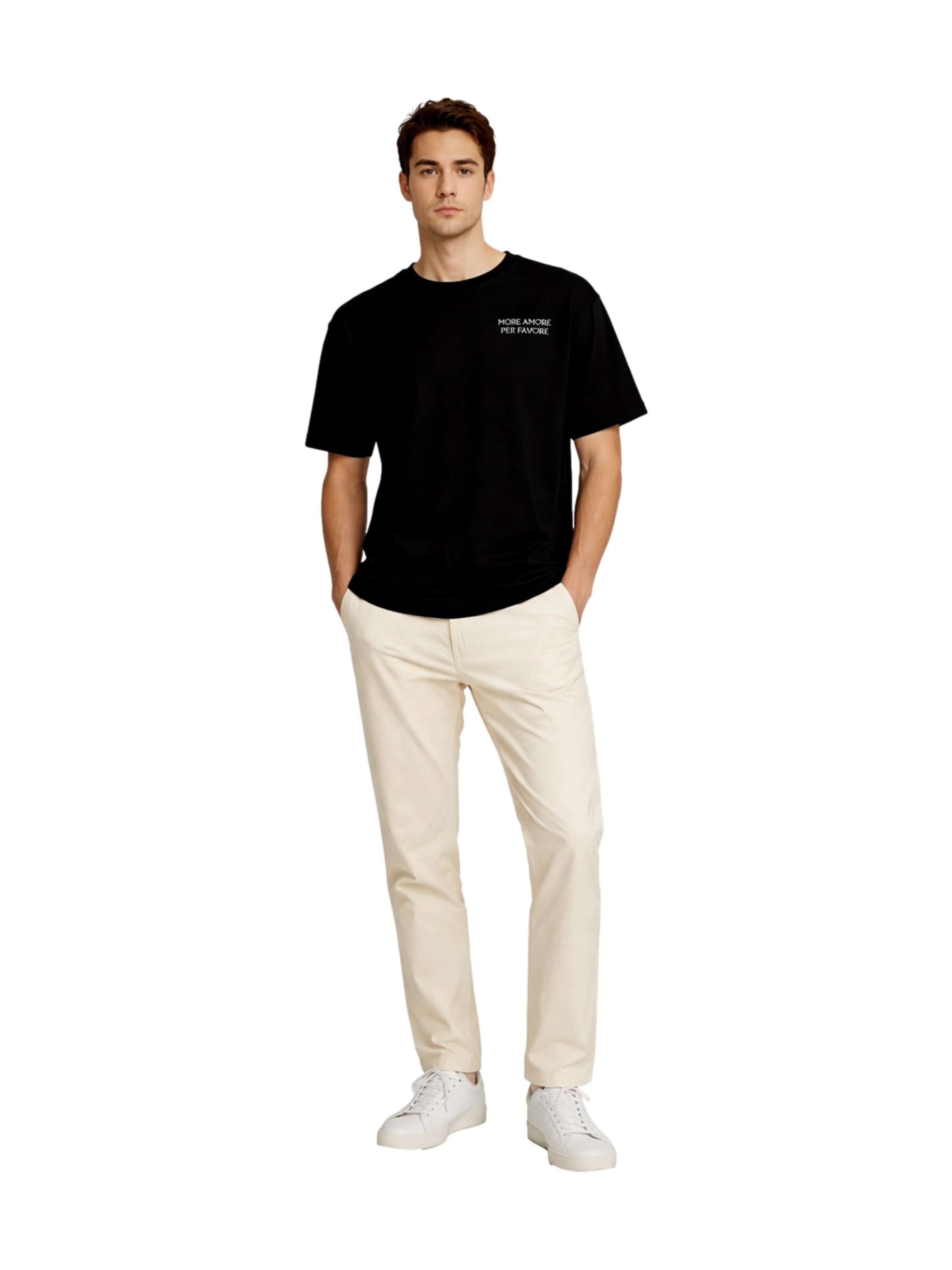 Only & Sons T-Shirt 'Caspian Airflex Amore' in Schwarz