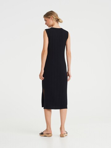 OPUS Knitted dress 'Wasisi' in Black