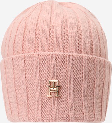 TOMMY HILFIGER Beanie 'Essential' in Pink