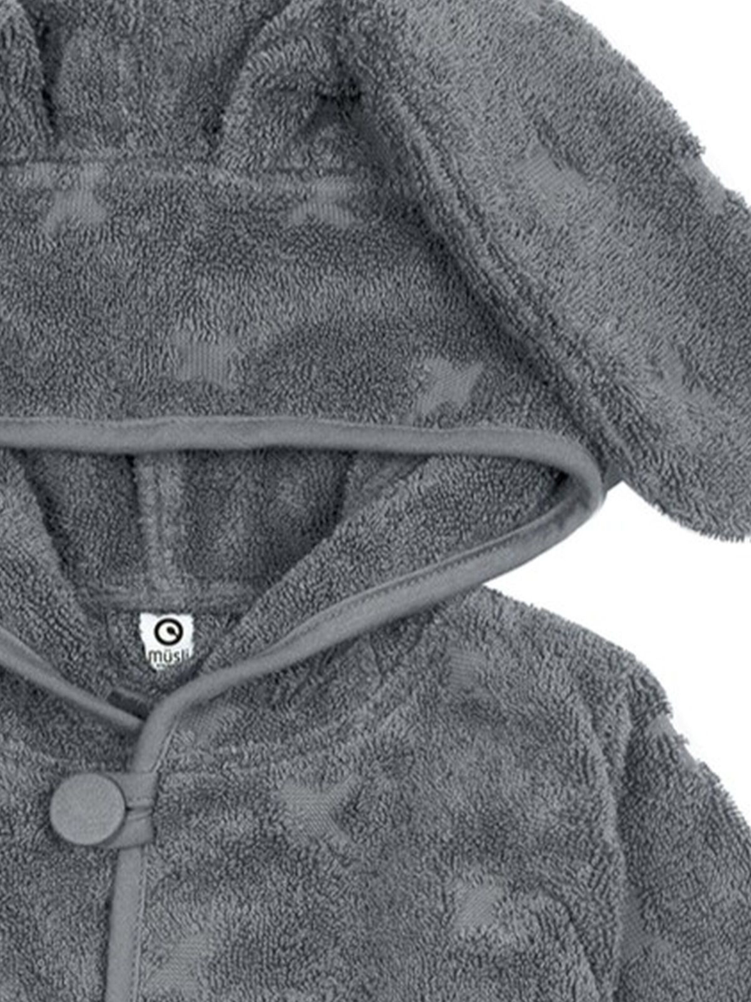 Müsli by GREEN COTTON - Roupão de banho em cinzento