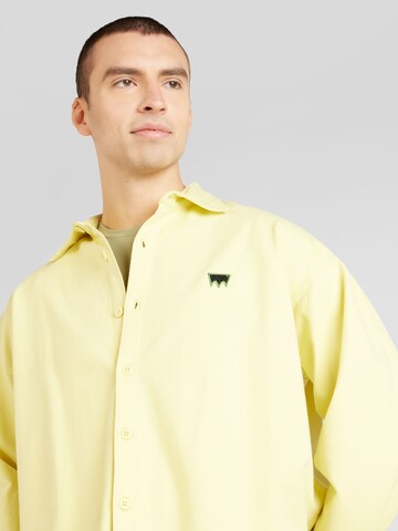 Levi's Skateboarding Comfort fit Button Up Shirt in Yellow