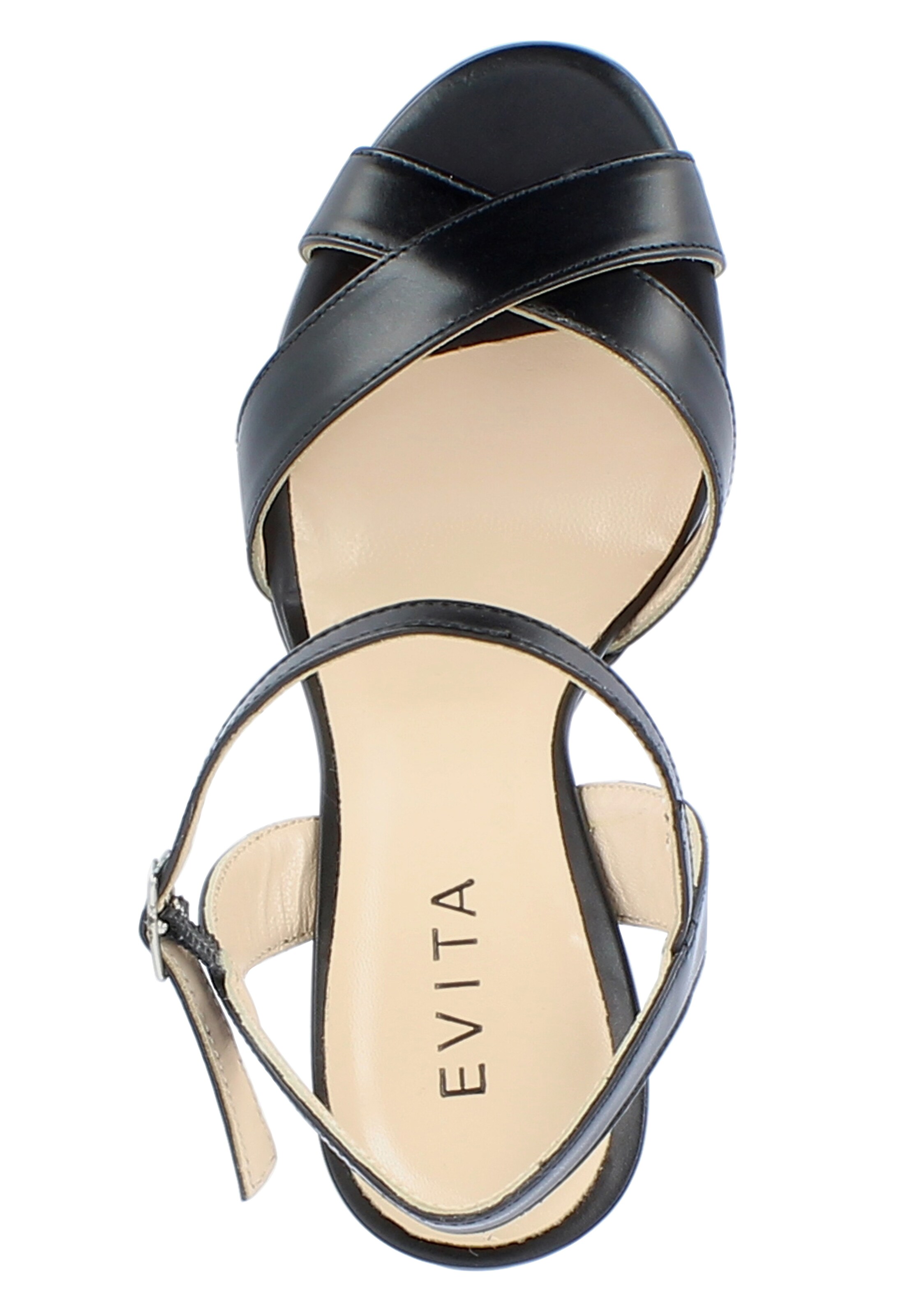 EVITA Strap sandal in Black