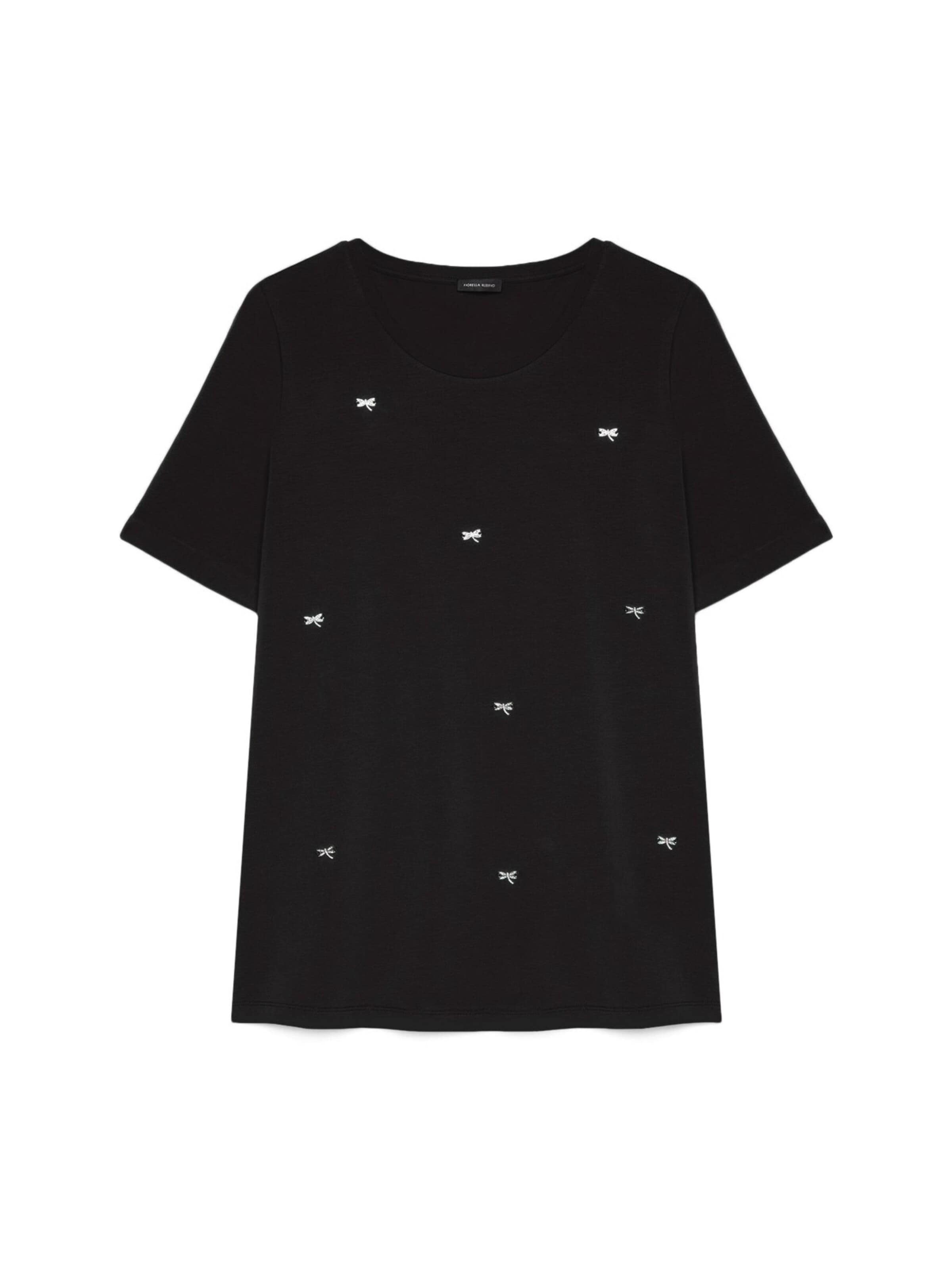 Fiorella Rubino - Camiseta en negro: frente