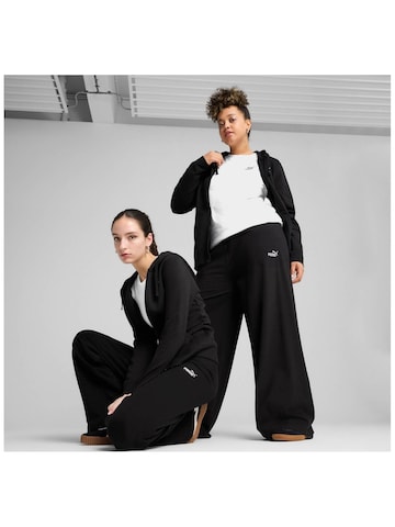 PUMA - regular Pantalón deportivo 'Puma Ess Small No. 1 Logo High-waist Straight' en negro