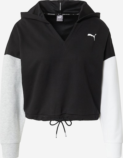 PUMA Camiseta deportiva en gris / negro, Vista del producto