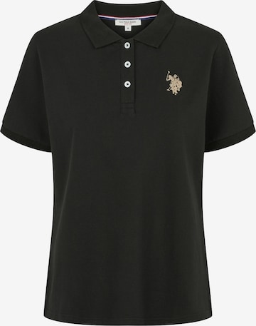 T-shirt 'Hariet' U.S. POLO ASSN. en noir : devant