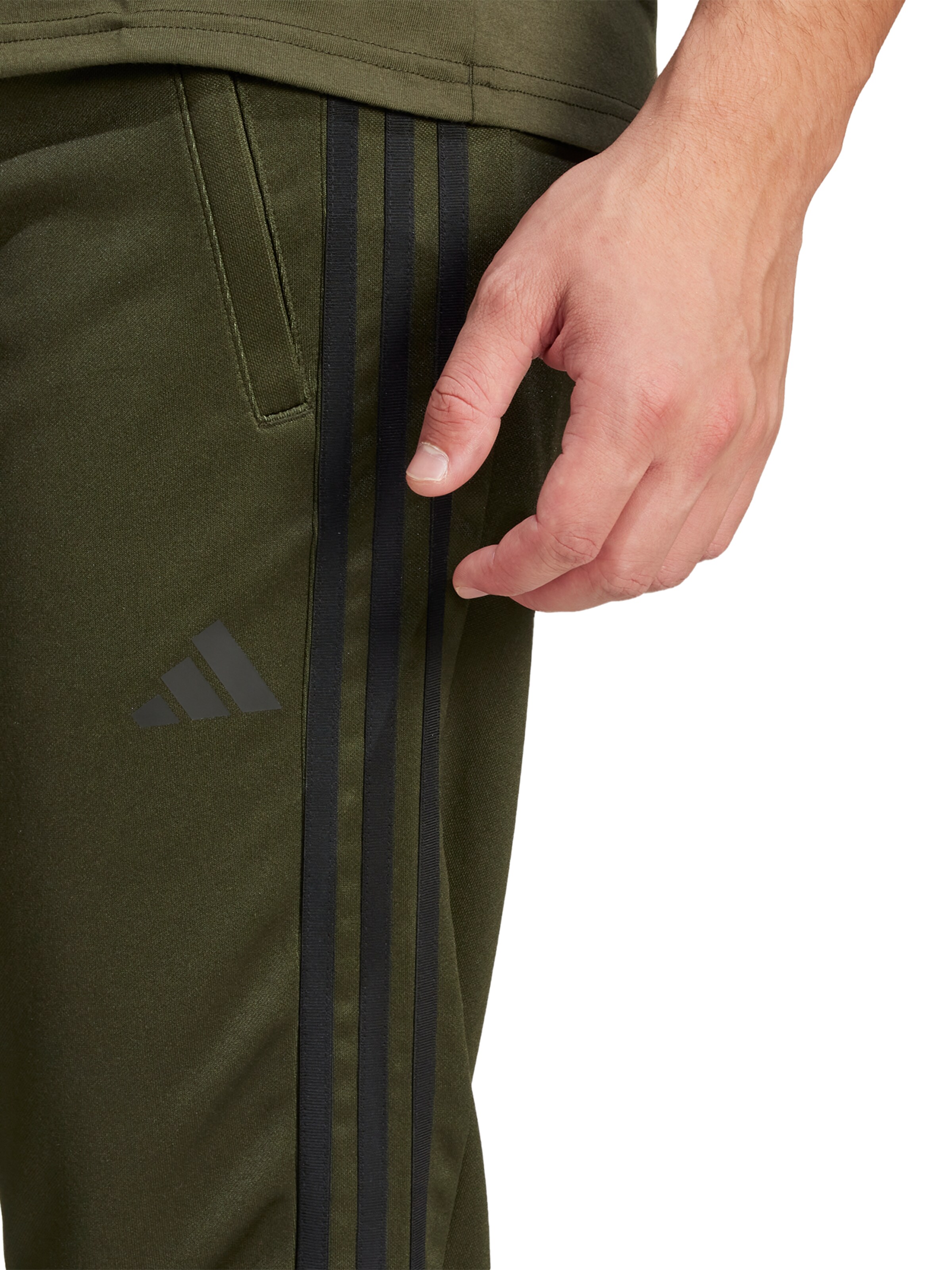 ADIDAS PERFORMANCE Конический (Tapered) Спортивные штаны 'Essentials' в Зеленый