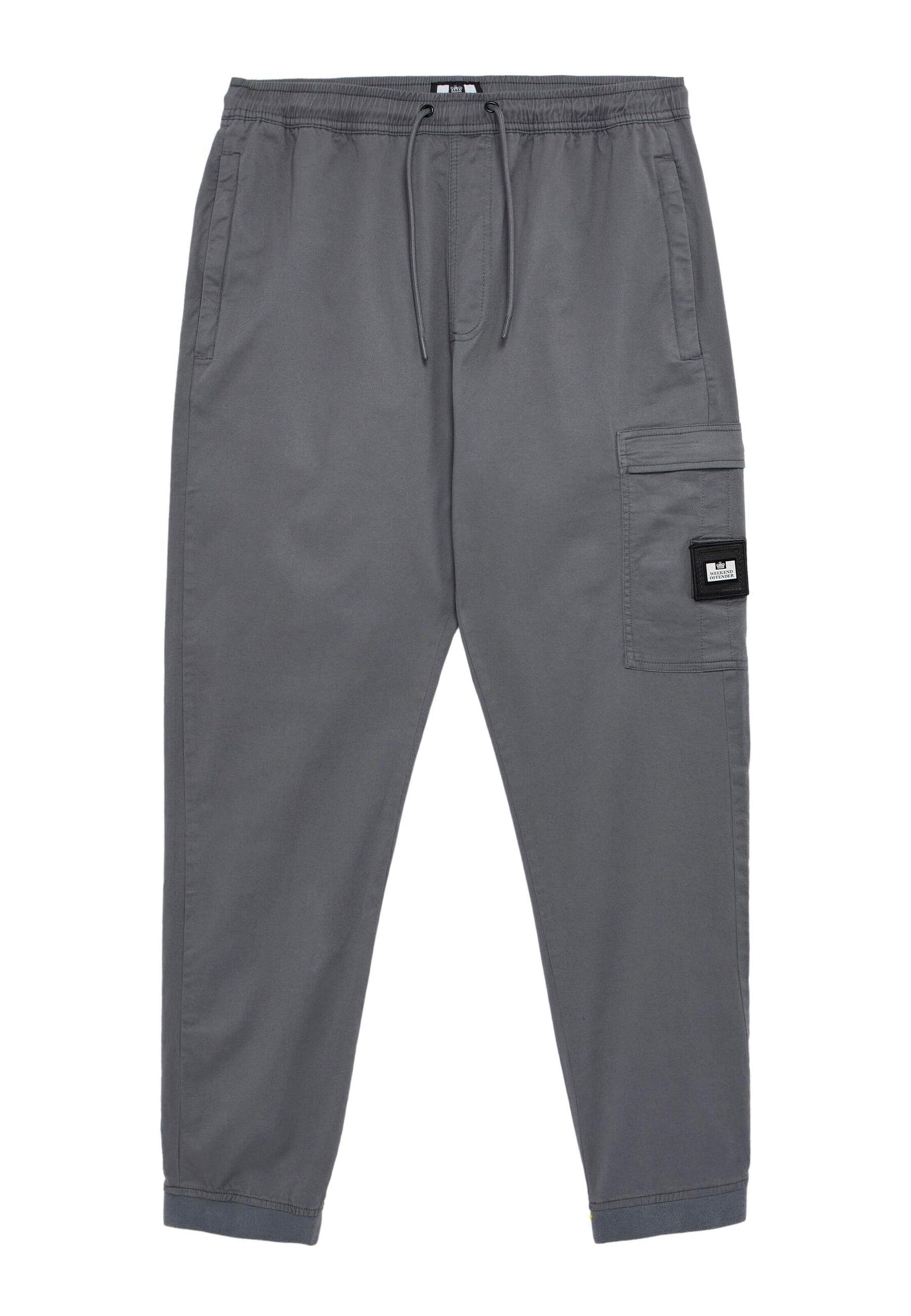 Weekend Offender Hose 'Bordeta' in Grau: Vorderseite
