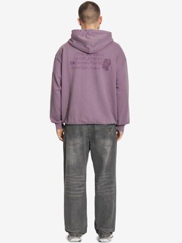 Prosto Sweatshirt 'Flathead' in Purple