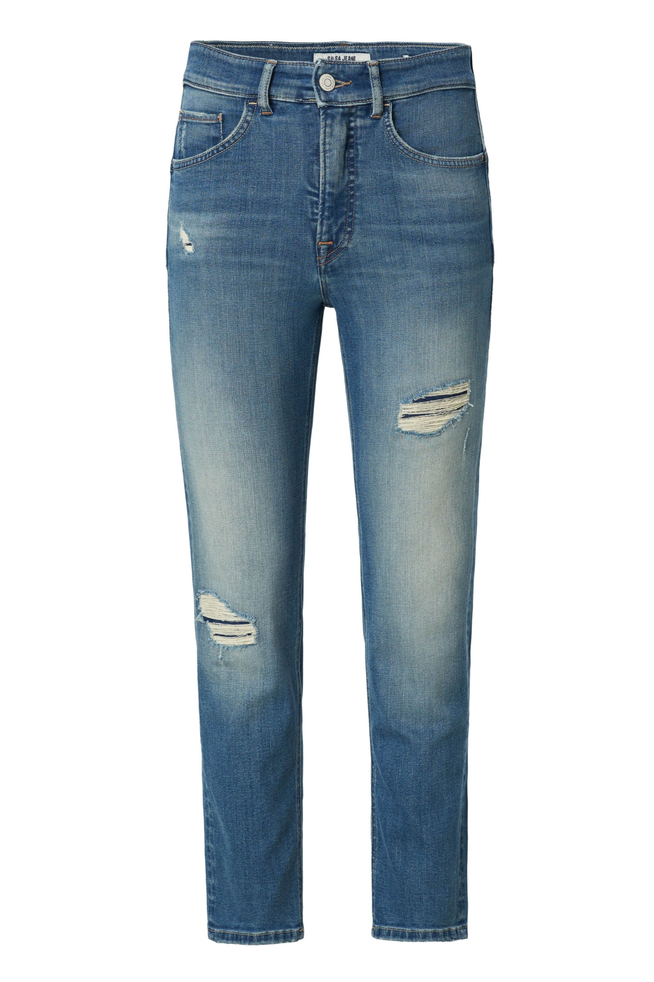 Salsa Jeans Skinny Jeans 'Faith' in Blauw: voorkant