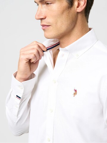 U.S. POLO ASSN. Regular Fit Hemd 'Calvert' in Weiß