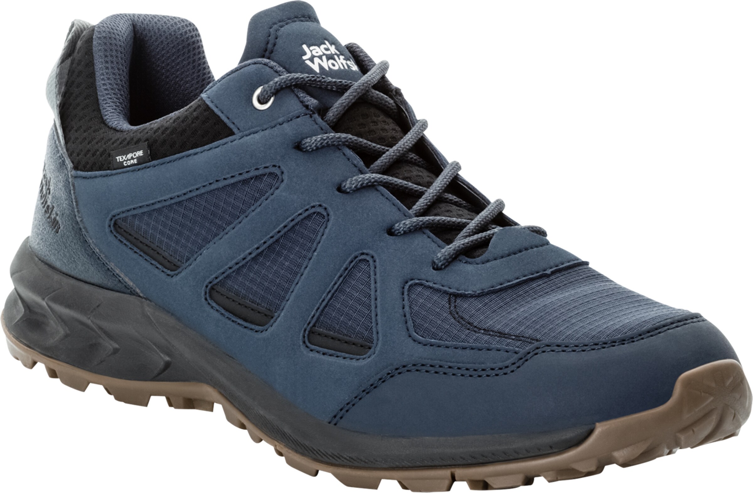 JACK WOLFSKIN Halbschuh 'Woodland 2' in Blau: Vorderseite