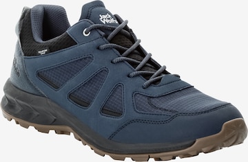 JACK WOLFSKIN Low shoe 'Woodland 2' in Blue: front