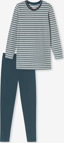 Pyjama ' Casual Essentials ' SCHIESSER en bleu : devant