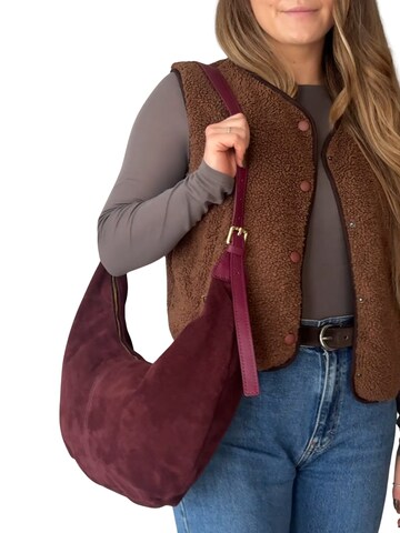 lePelou Shoulder Bag 'MONA' in Red