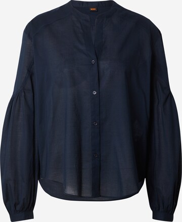 BOSS Blouse 'Berday' in Blauw: voorkant