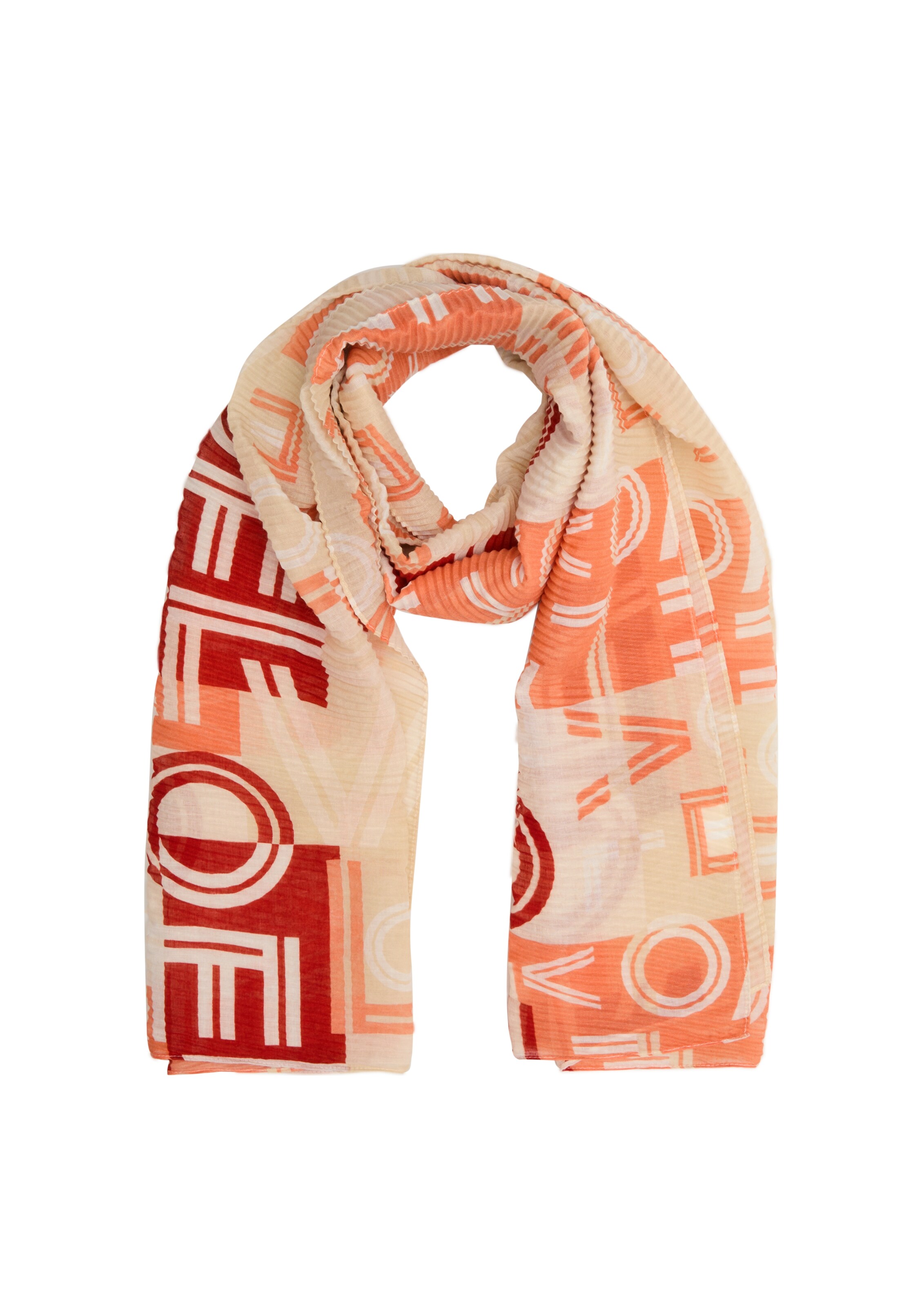 s.Oliver Scarf in Orange: front