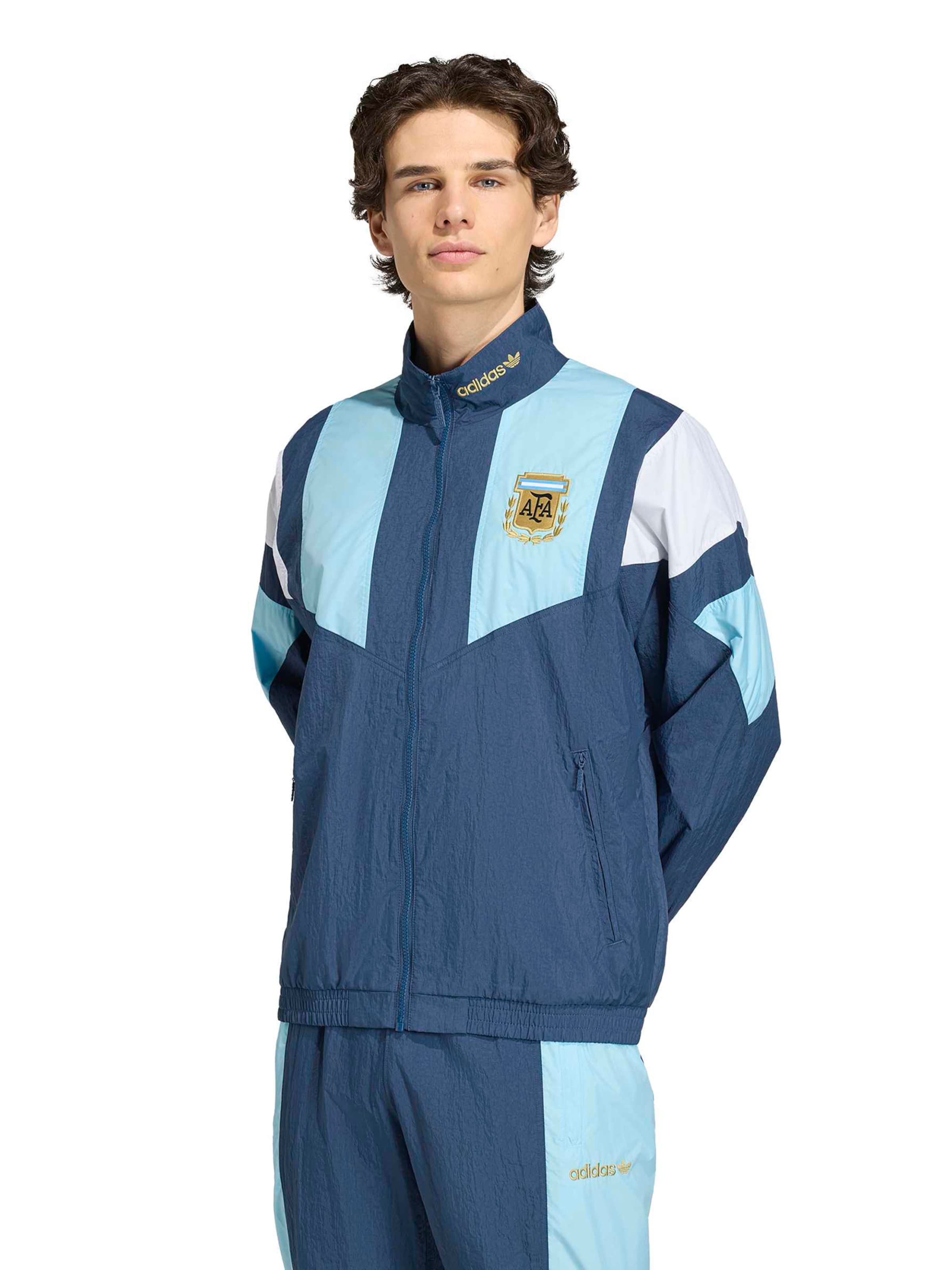ADIDAS PERFORMANCE - Chaqueta de chándal 'AFA EQT' en azul: frente
