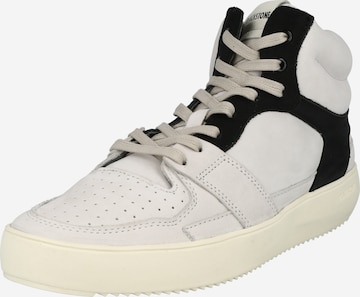 BLACKSTONE Sneakers hoog in Wit: voorkant