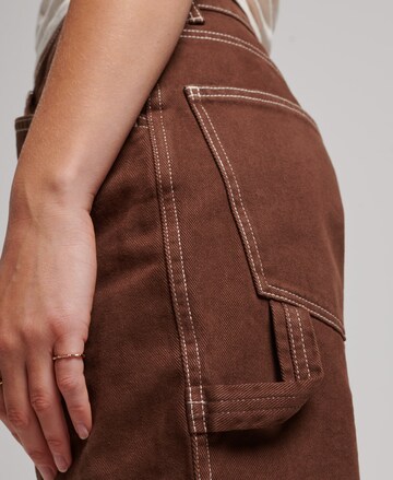 Superdry Wide leg Jeans in Brown