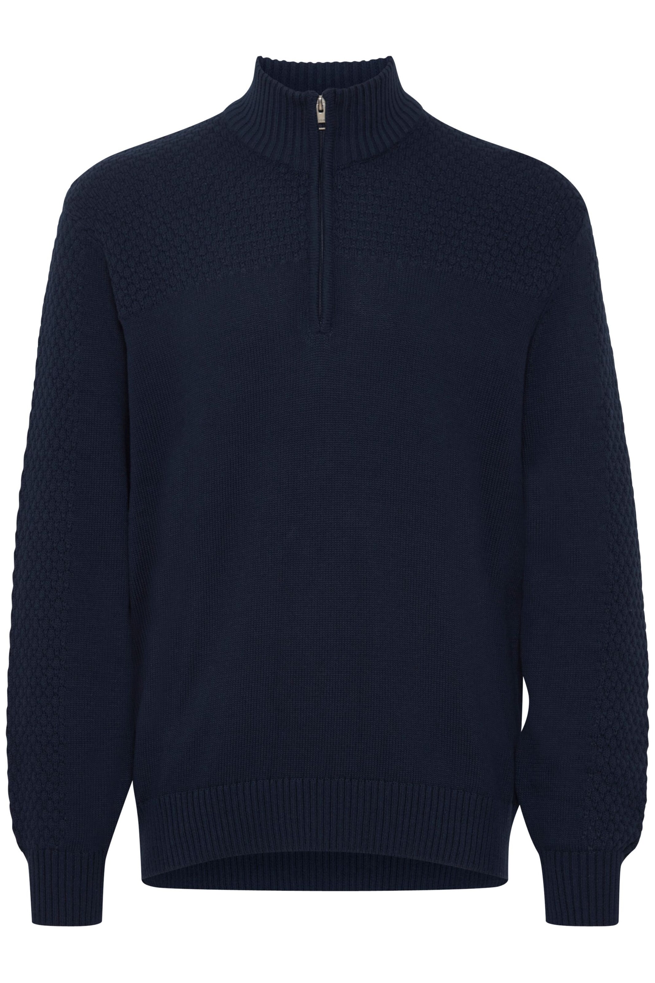 !Solid Pullover in Blau: Vorderseite