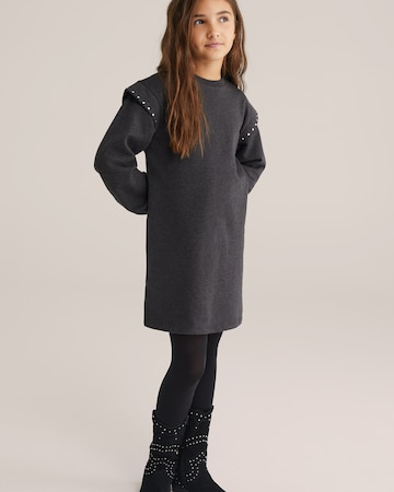 WE Fashion Dress in Grey: front