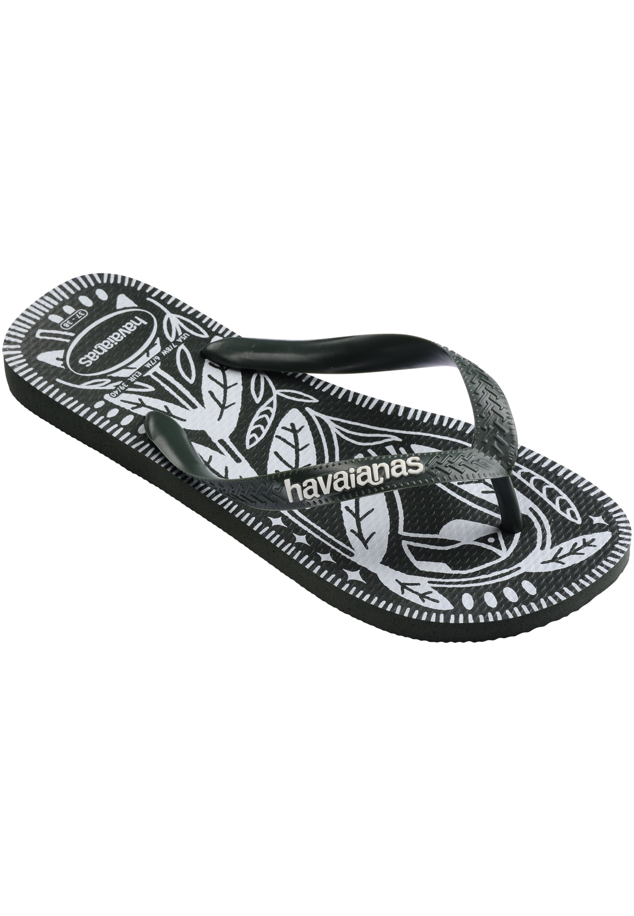 HAVAIANAS T-bar sandals in Green: front