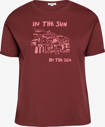 T-shirt s.Oliver CURVE en rouge : devant