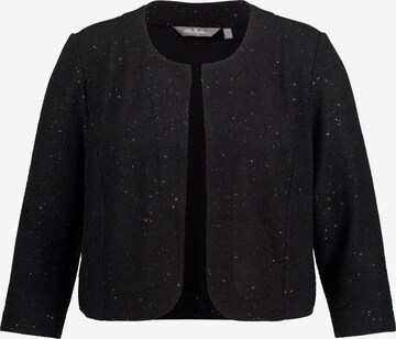 Veste de survêtement Ulla Popken en noir : devant