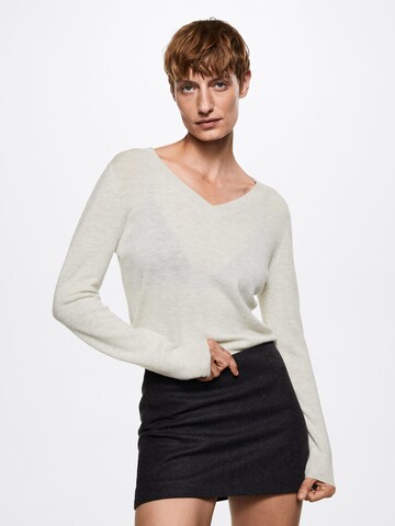 MANGO Pullover 'SERRANOV' in Beige: predná strana