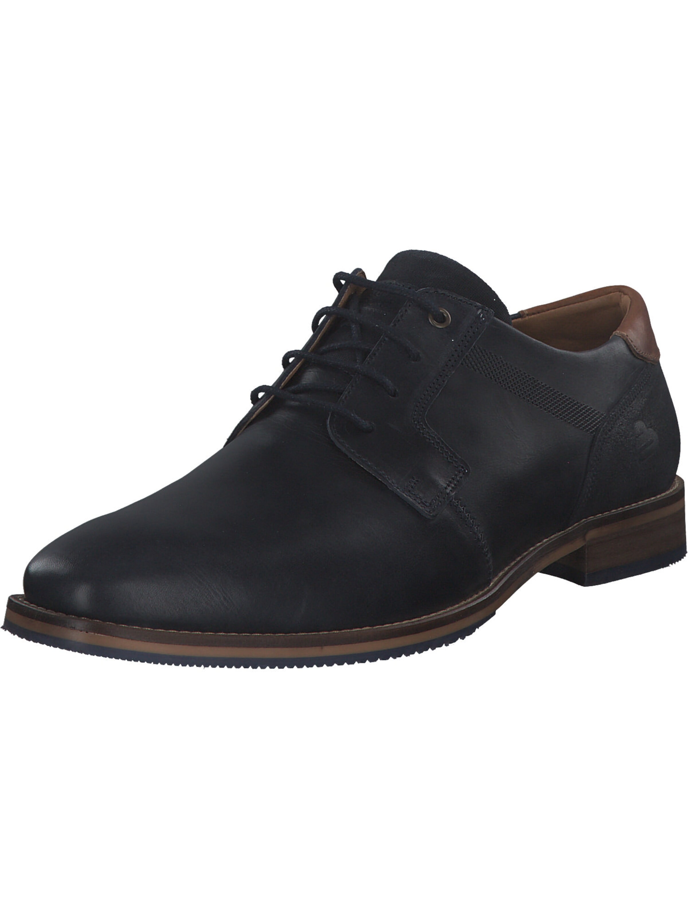 Shoes Unlimited Veterschoen '681 P2 1865A' in Blauw: voorkant