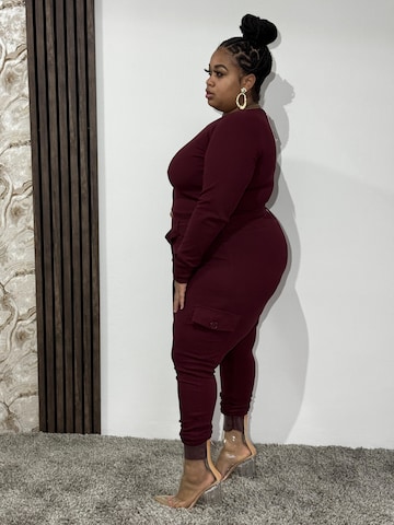 Mowi Fit Tracksuit 'Cargo Legging Set' in Red