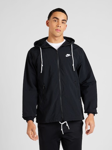 melns Nike Sportswear Starpsezonu jaka: no priekšpuses