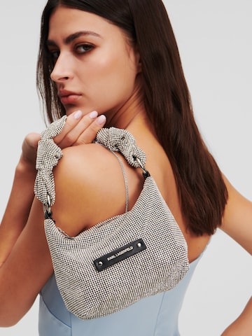 Karl Lagerfeld Handbag 'Evening' in Silver
