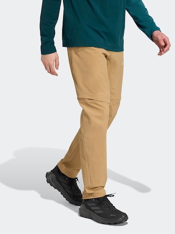 ADIDAS TERREX Regular Outdoorhose in Braun: Vorderseite
