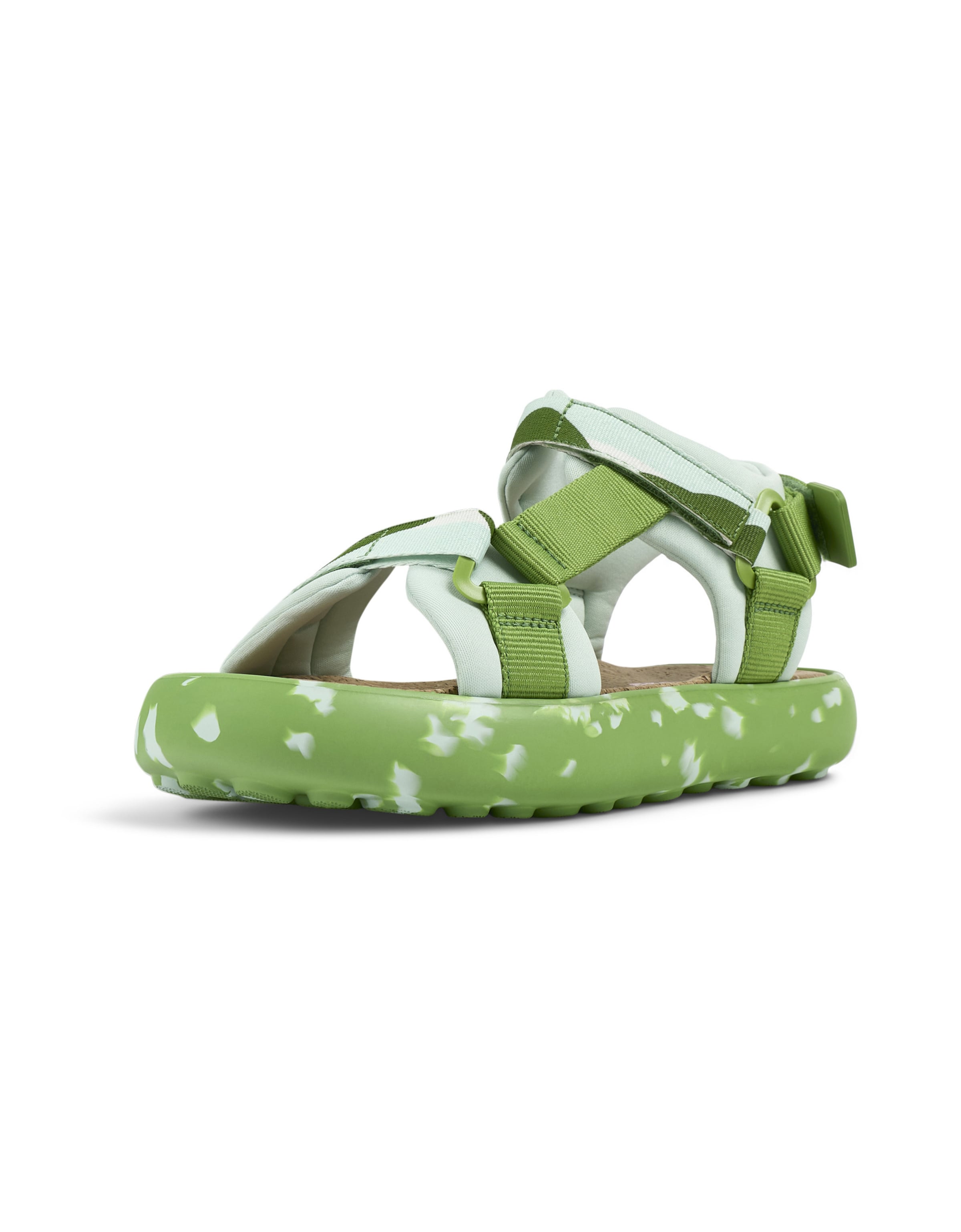 CAMPER Sandal 'Pelotas Flota' in Green: front