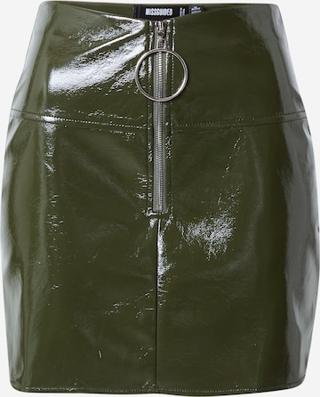 Missguided Skirt in Green: front