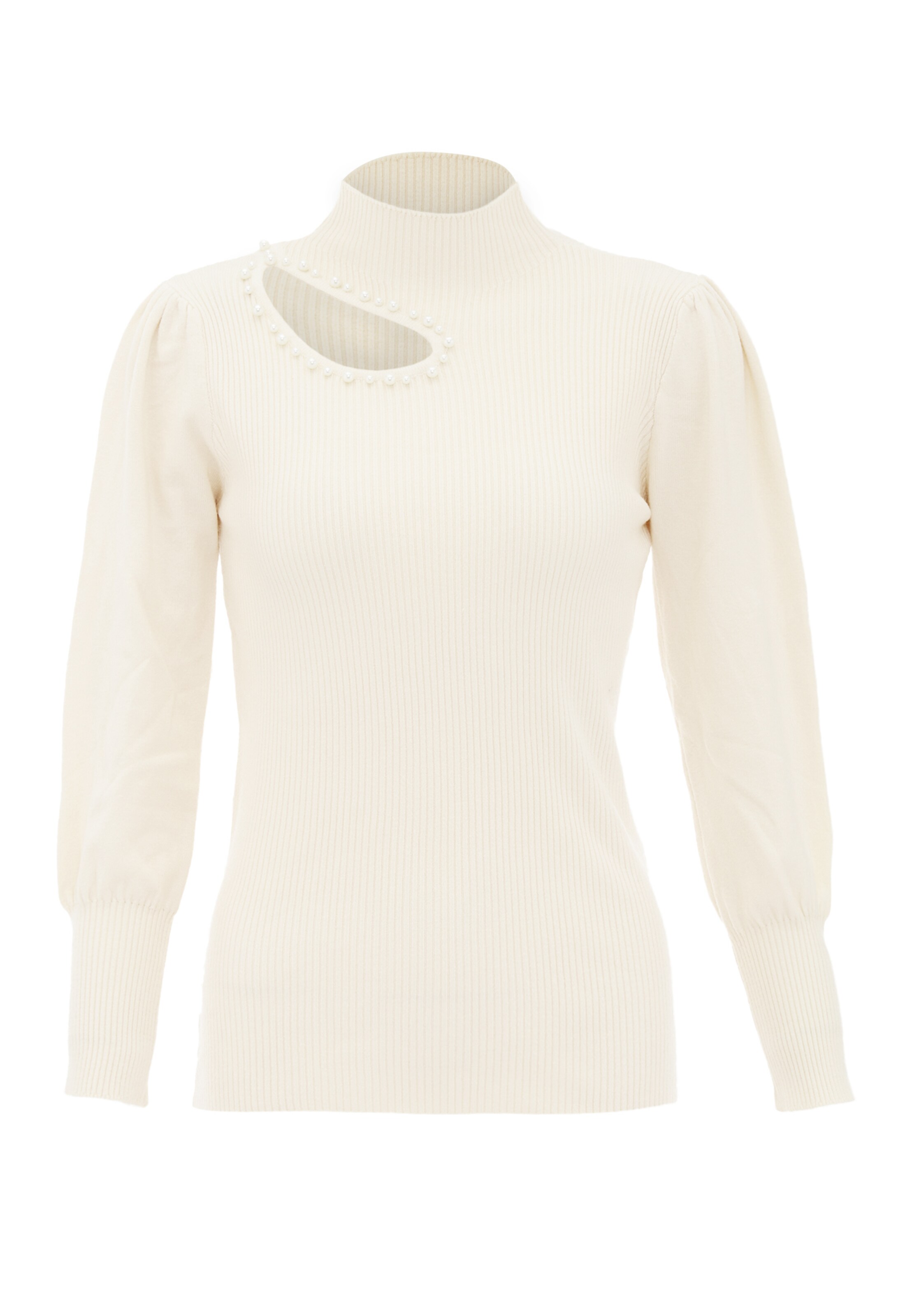 Pull-over NAEMI en blanc : devant