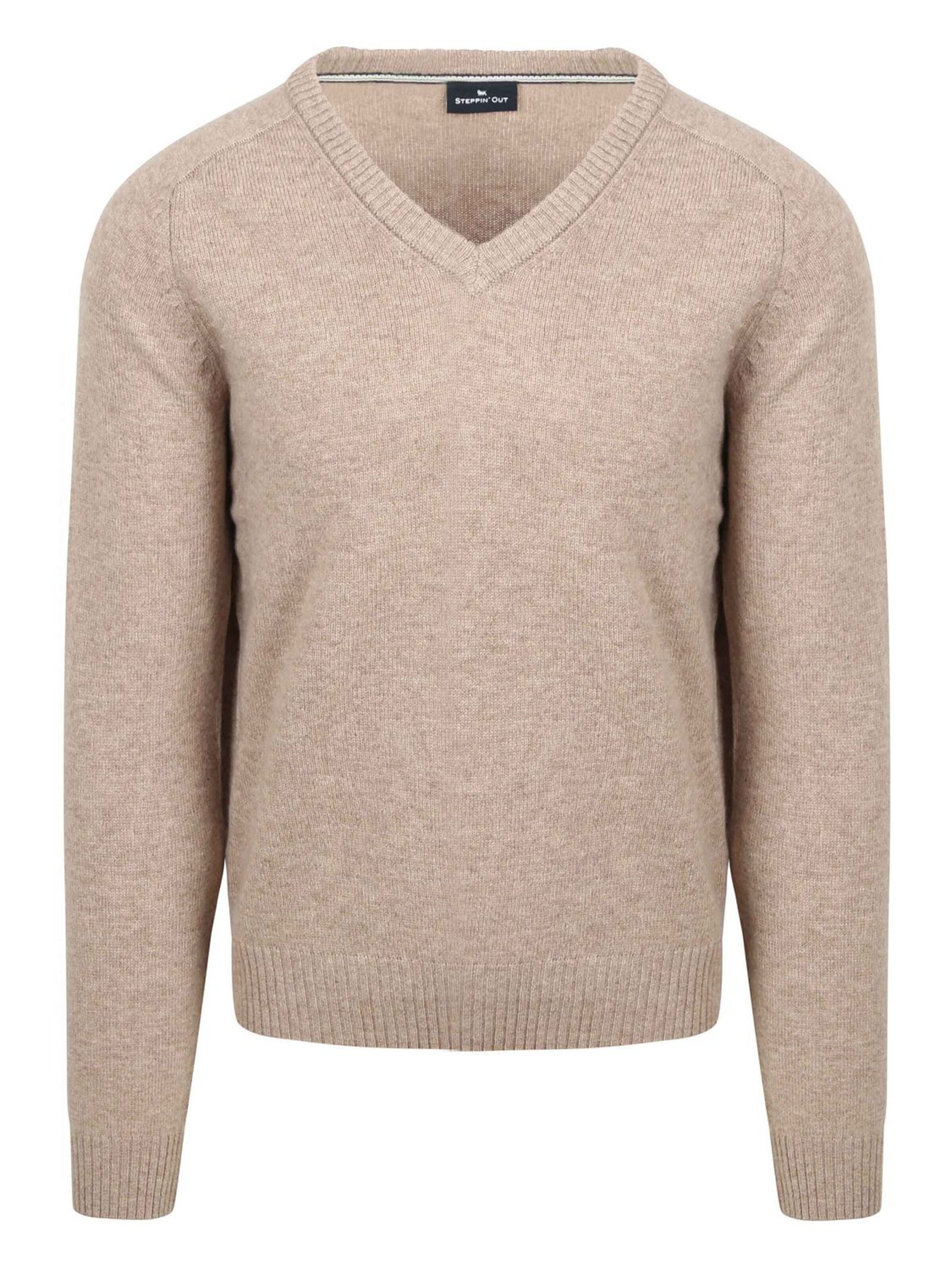 Steppin' out Sweater in Beige: front