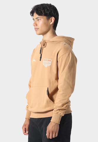 Pas De Monaco Sweatshirt 'Formular Club' in Brown