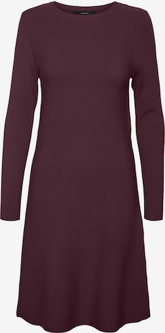 VERO MODA Gebreide jurk in Rood: voorkant