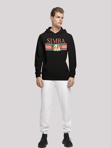 Sweat-shirt 'Disney König der Löwen Simba Stripes' F4NT4STIC en noir