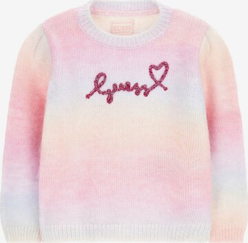 GUESS Sweater in Pink: front