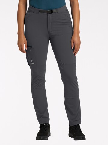 Haglöfs Regular Outdoor Pants 'Lizard' in Grey: front