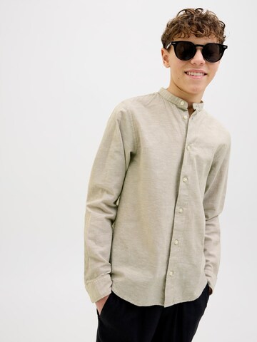 Jack & Jones Junior Regular fit Overhemd in Beige