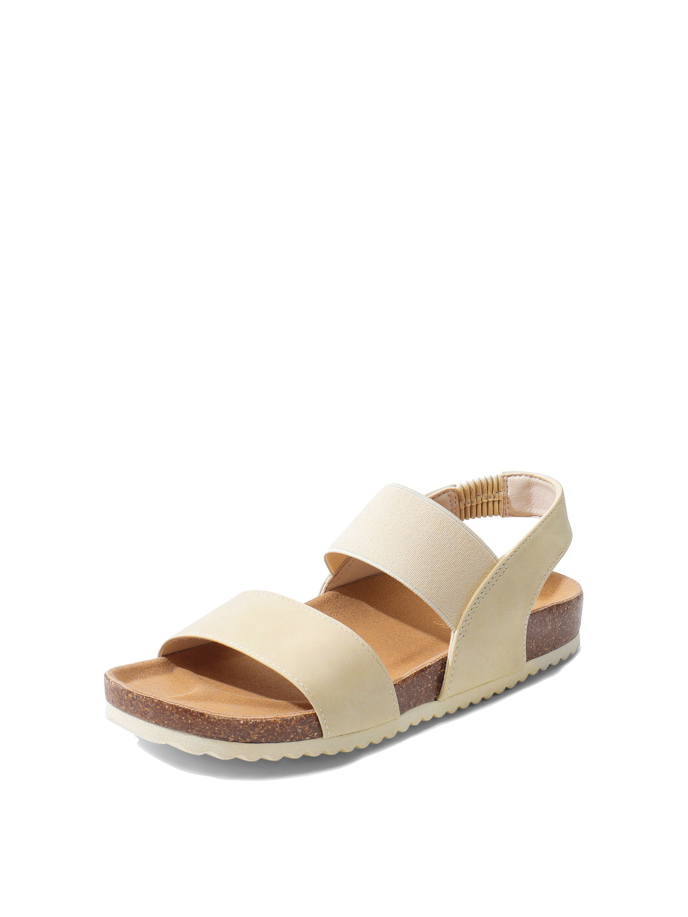 Sandalo di Dream Pairs in beige: frontale