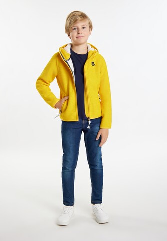 Veste en polaire Schmuddelwedda en jaune